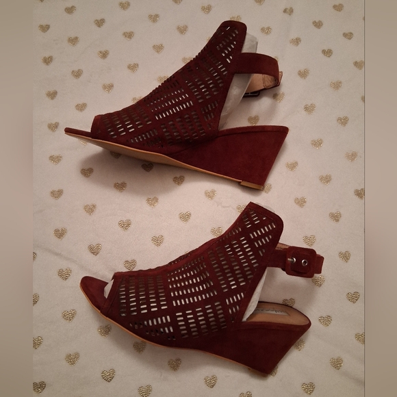 🔥3/$70 🎉S-HP🎉 Halogen Women's Peep-Toe Wedges - Picture 9 of 12